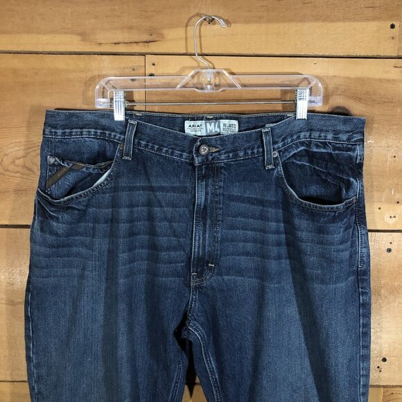 Ariat Legacy M4 Relaxed Bootcut Workwear Jeans Mens Size 40x32 - Picture 2 of 12